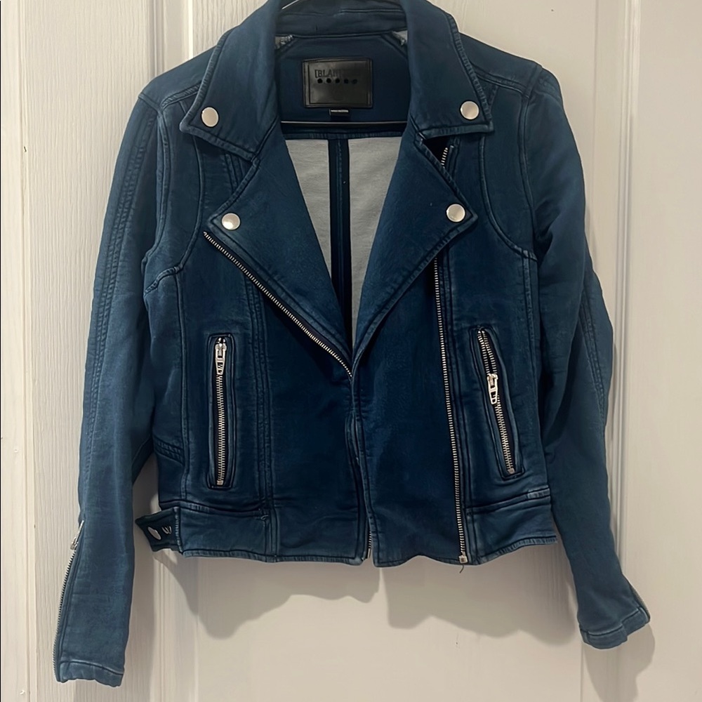 Blank NYC Blue Jean Cotton Jacket Classic Style